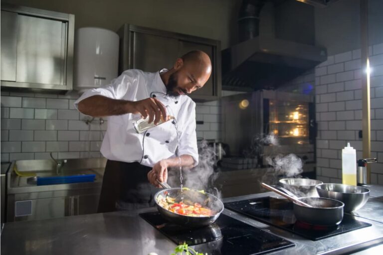 Chef cooking
